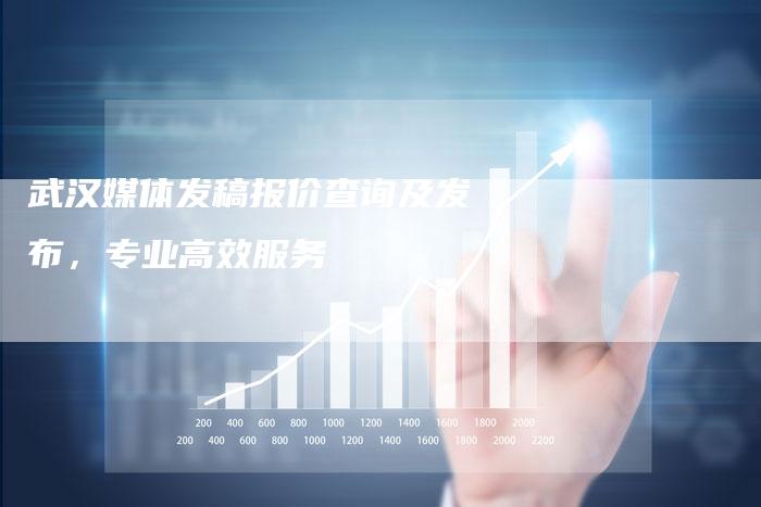 武汉媒体发稿报价查询及发布，专业高效服务