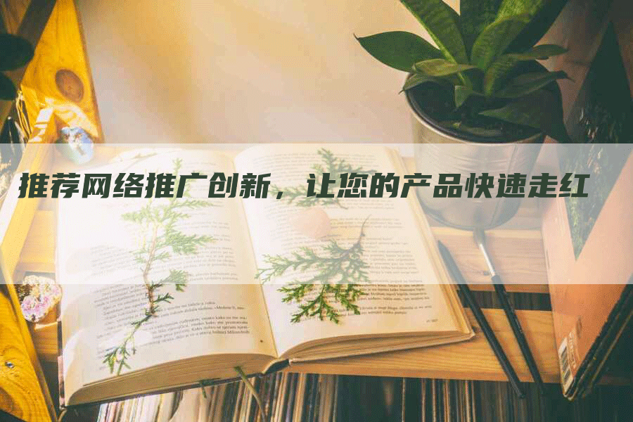 推荐网络推广创新，让您的产品快速走红