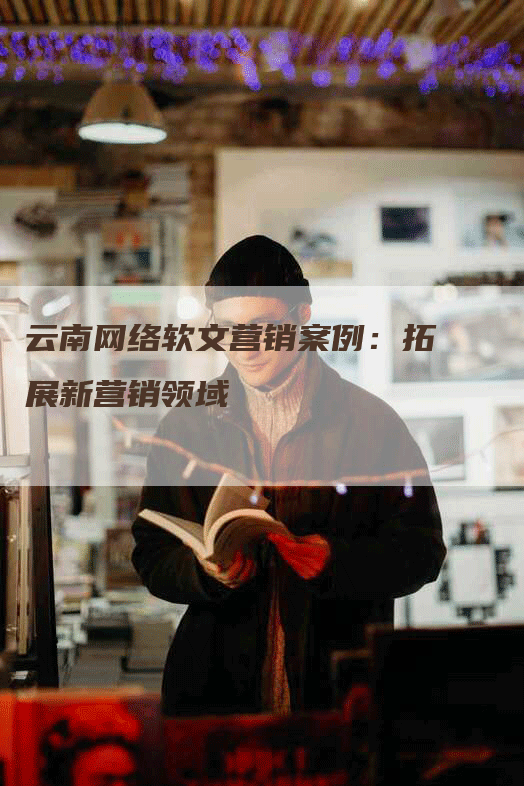 云南网络软文营销案例：拓展新营销领域