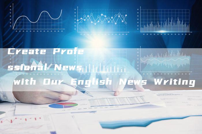 Create Professional News with Our English News Writing Website
