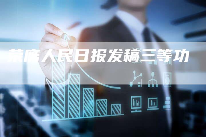 荣膺人民日报发稿三等功