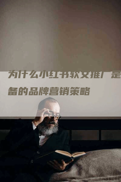 为什么小红书软文推广是必备的品牌营销策略