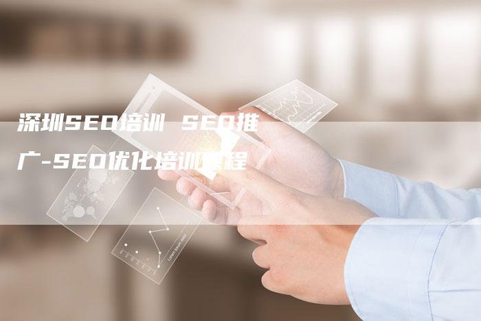 深圳SEO培训 SEO推广-SEO优化培训课程