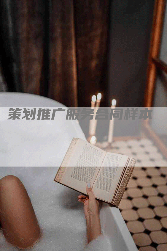 策划推广服务合同样本