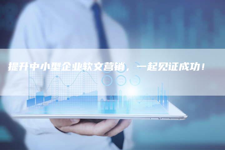 提升中小型企业软文营销，一起见证成功！