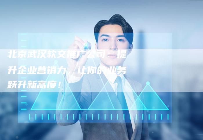 北京武汉软文推广公司：提升企业营销力，让你的业务跃升新高度！