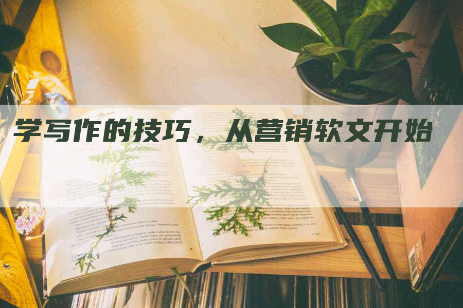 学写作的技巧，从营销软文开始