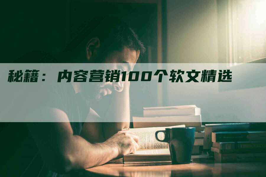 秘籍：内容营销100个软文精选