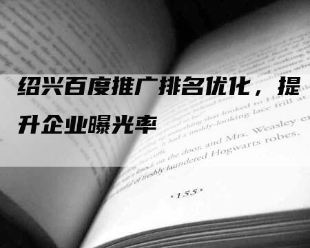 绍兴百度推广排名优化，提升企业曝光率