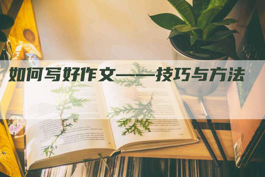 如何写好作文——技巧与方法