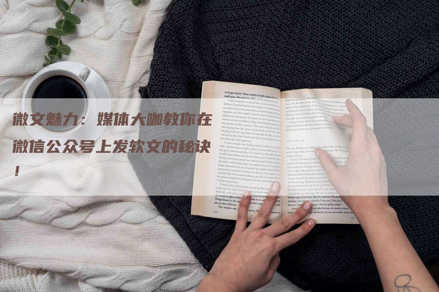 微文魅力：媒体大咖教你在微信公众号上发软文的秘诀！